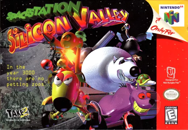 Space Station Silicon Valley Nintendo 64 Front Cover