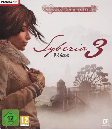 Syberia 3 (Collector&#x27;s Edition) Macintosh Front Cover