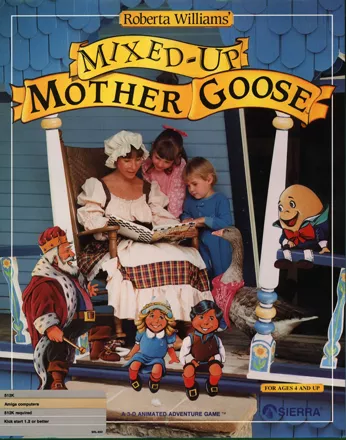 Mixed-Up Mother Goose Amiga Front Cover