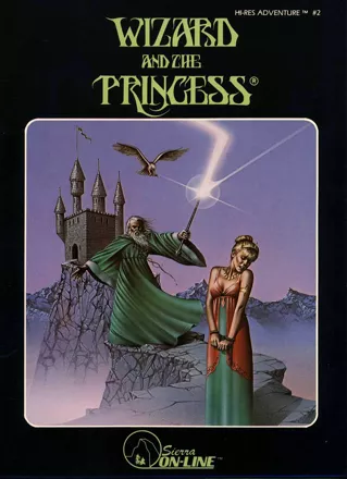 Hi-Res Adventure #2: The Wizard and the Princess Apple II Front Cover
