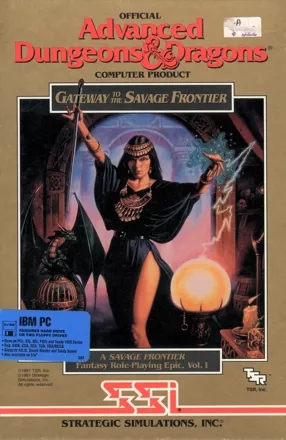 Gateway to the Savage Frontier DOS Front Cover