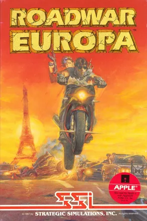 Roadwar Europa Apple II Front Cover