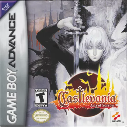 Castlevania: Aria of Sorrow Game Boy Advance Front Cover
