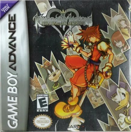 Kingdom Hearts: Chain of Memories Game Boy Advance Front Cover