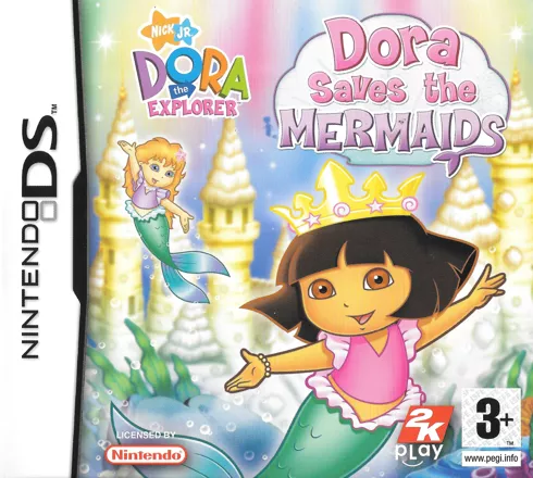 Dora the Explorer: Dora Saves the Mermaids Nintendo DS Front Cover