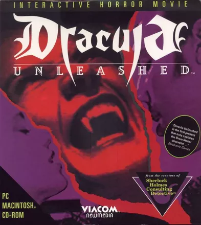 Dracula Unleashed DOS Front Cover