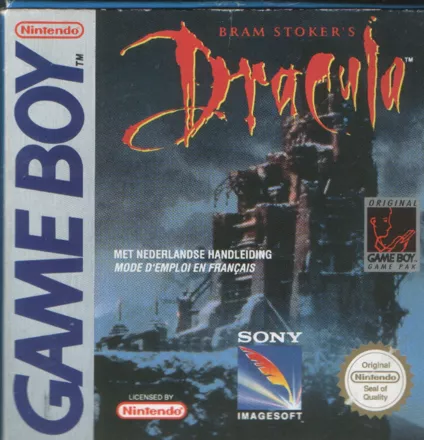 Bram Stoker&#x27;s Dracula Game Boy Front Cover