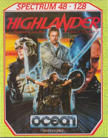 Highlander ZX Spectrum Front Cover