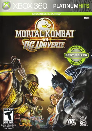Mortal Kombat vs. DC Universe Xbox 360 Front Cover
