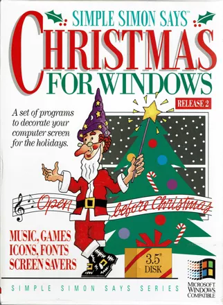 Simple Simon Says: Christmas for Windows - Release 2 Windows 3.x Front Cover