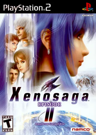 Xenosaga: Episode II - Jenseits von Gut und B&#xF6;se PlayStation 2 Front Cover
