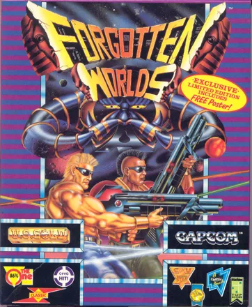 Forgotten Worlds Amiga Front Cover