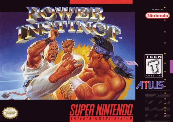 Power Instinct SNES Front Cover