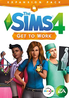 The Sims 4: Get to Work Macintosh Front Cover