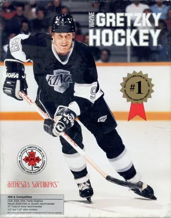 Wayne Gretzky Hockey DOS Front Cover