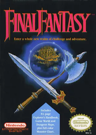 Final Fantasy NES Front Cover