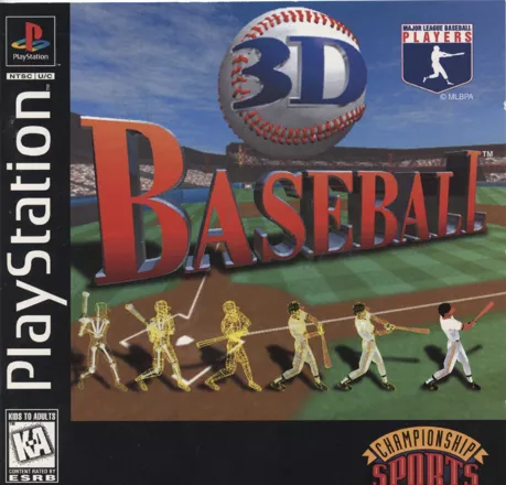 3D Baseball PlayStation Front Cover