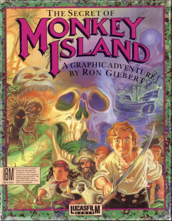 The Secret of Monkey Island DOS Front Cover