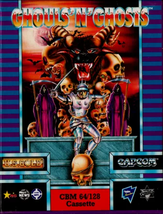 Ghouls &#x27;N Ghosts Commodore 64 Front Cover