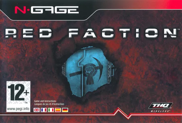 Red Faction N-Gage Front Cover