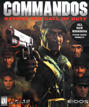Commandos: Beyond the Call of Duty Windows Front Cover