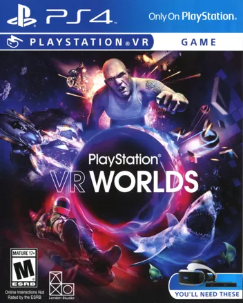 PlayStation VR Worlds PlayStation 4 Front Cover