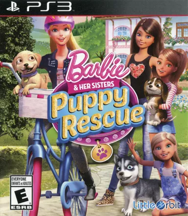 Barbie &#x26; Her Sisters: Puppy Rescue PlayStation 3 Front Cover