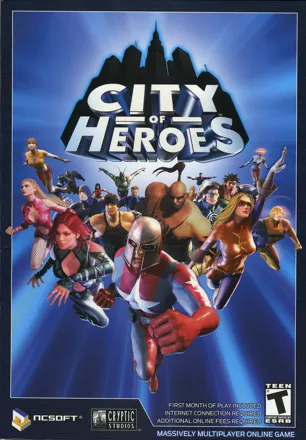 City of Heroes Windows Front Cover