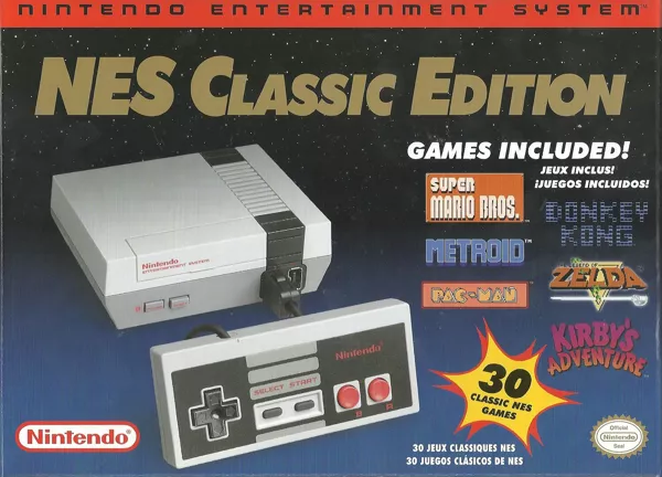 Nintendo Entertainment System: NES Classic Edition Dedicated console Front Cover