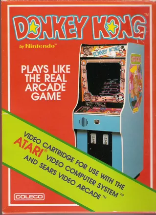Donkey Kong Atari 2600 Front Cover