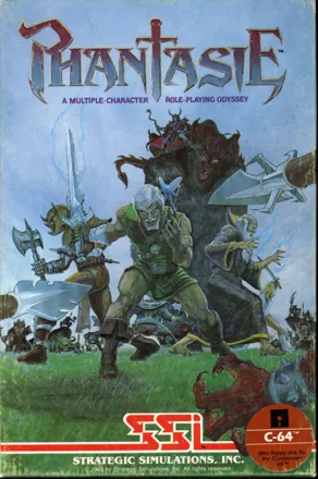 Phantasie Commodore 64 Front Cover