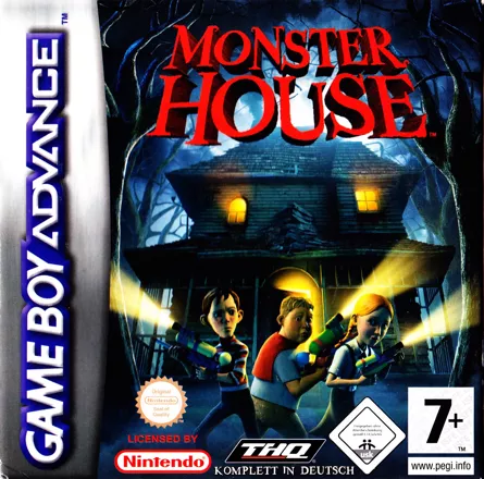 Monster House Game Boy Advance Front Cover