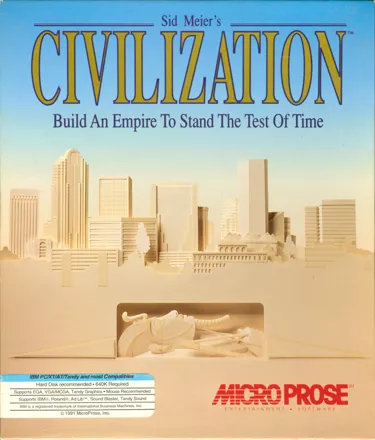 Sid Meier&#x27;s Civilization DOS Front Cover