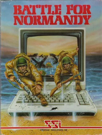 Battle for Normandy Apple II Front Cover
