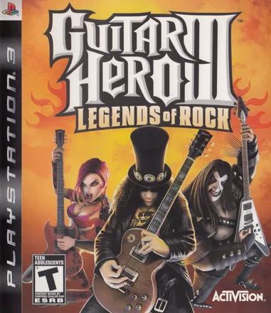 Guitar Hero III: Legends of Rock PlayStation 3 Front Cover