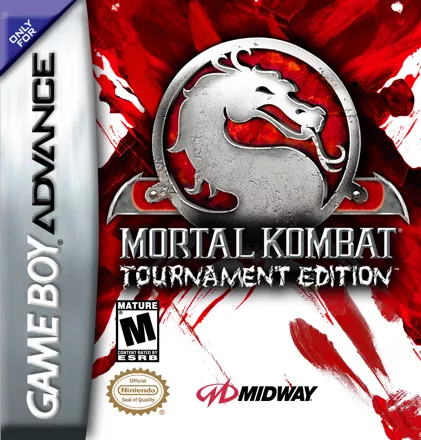 Mortal Kombat: Tournament Edition Game Boy Advance Front Cover
