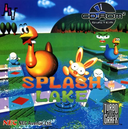 Splash Lake TurboGrafx CD Front Cover