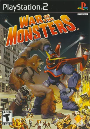 War of the Monsters PlayStation 2 Front Cover