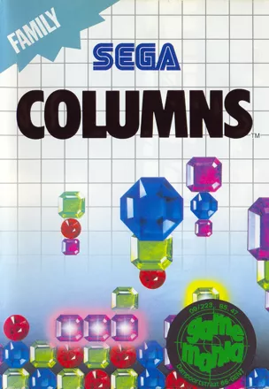 Columns SEGA Master System Front Cover