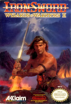 IronSword: Wizards &#x26; Warriors II NES Front Cover
