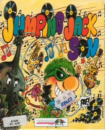 Jumpin&#x27; Jackson Atari ST Front Cover