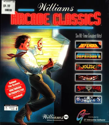 Williams Arcade Classics DOS Front Cover