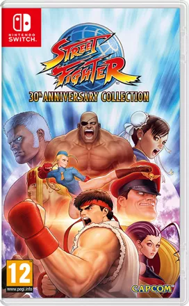 Street Fighter: 30th Anniversary Collection Nintendo Switch Front Cover