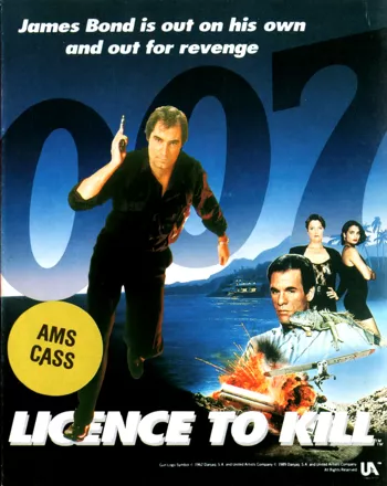 007: Licence to Kill Amstrad CPC Front Cover