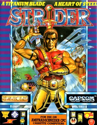 Strider Amstrad CPC Front Cover