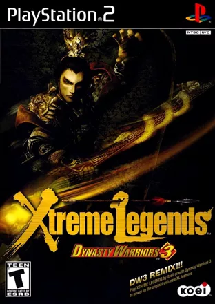 Dynasty Warriors 3: Xtreme Legends PlayStation 2 Front Cover