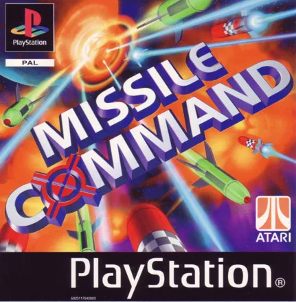 Missile Command PlayStation Front Cover