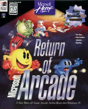 Microsoft Return of Arcade Windows Front Cover