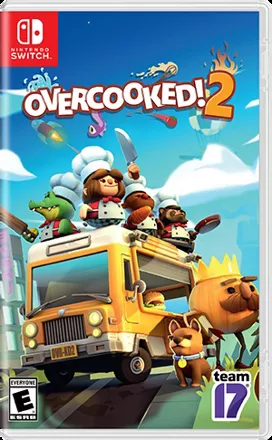 Overcooked! 2 Nintendo Switch Front Cover 1st version