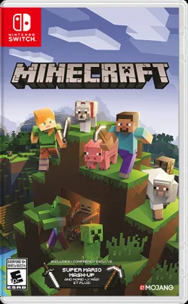Minecraft Nintendo Switch Front Cover 1st version